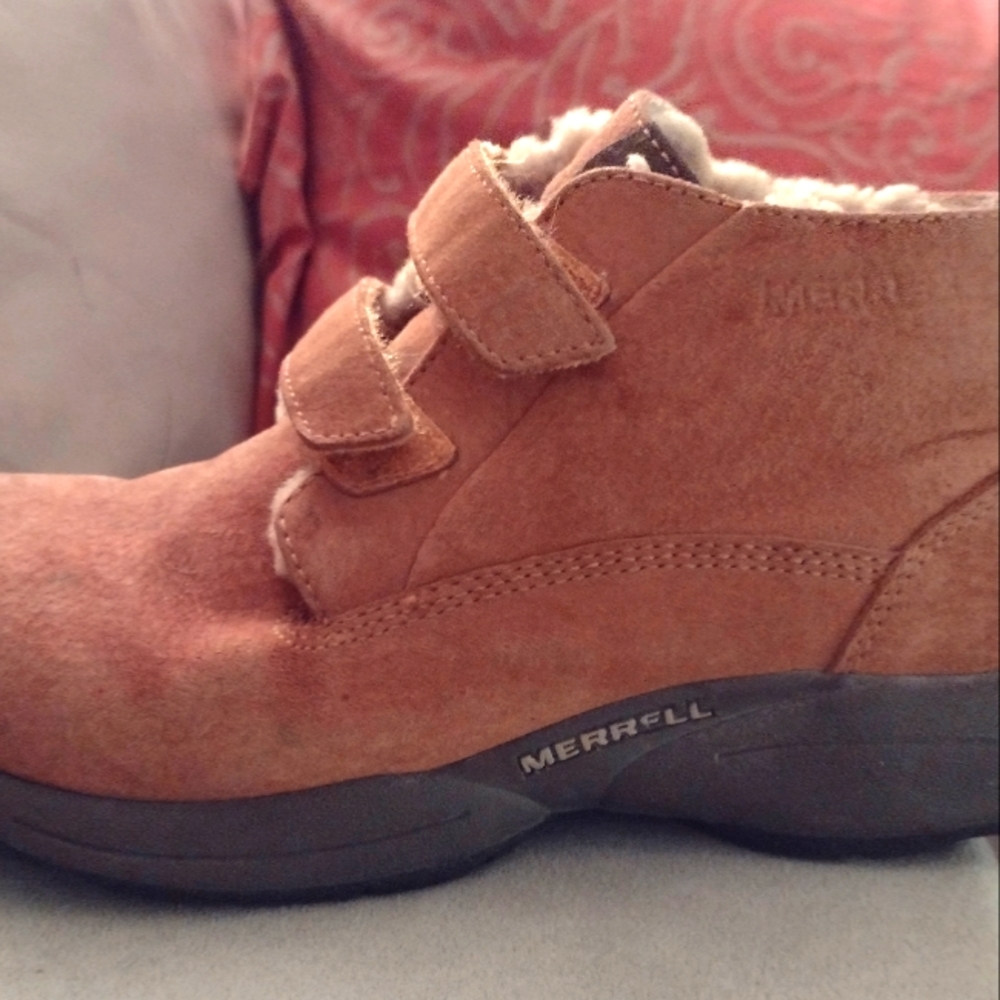 Merrell Ankle Suede Hiking Insulated Winter Boots size 6-7